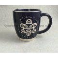 Sandblast Mug, Engraved Mug, Ceramic Mug with Engraved Logo